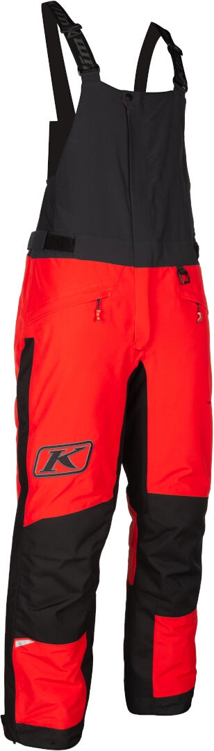 Klim Klimate 2022 Snowmobile Bib Pants black/red Short L Figure 3