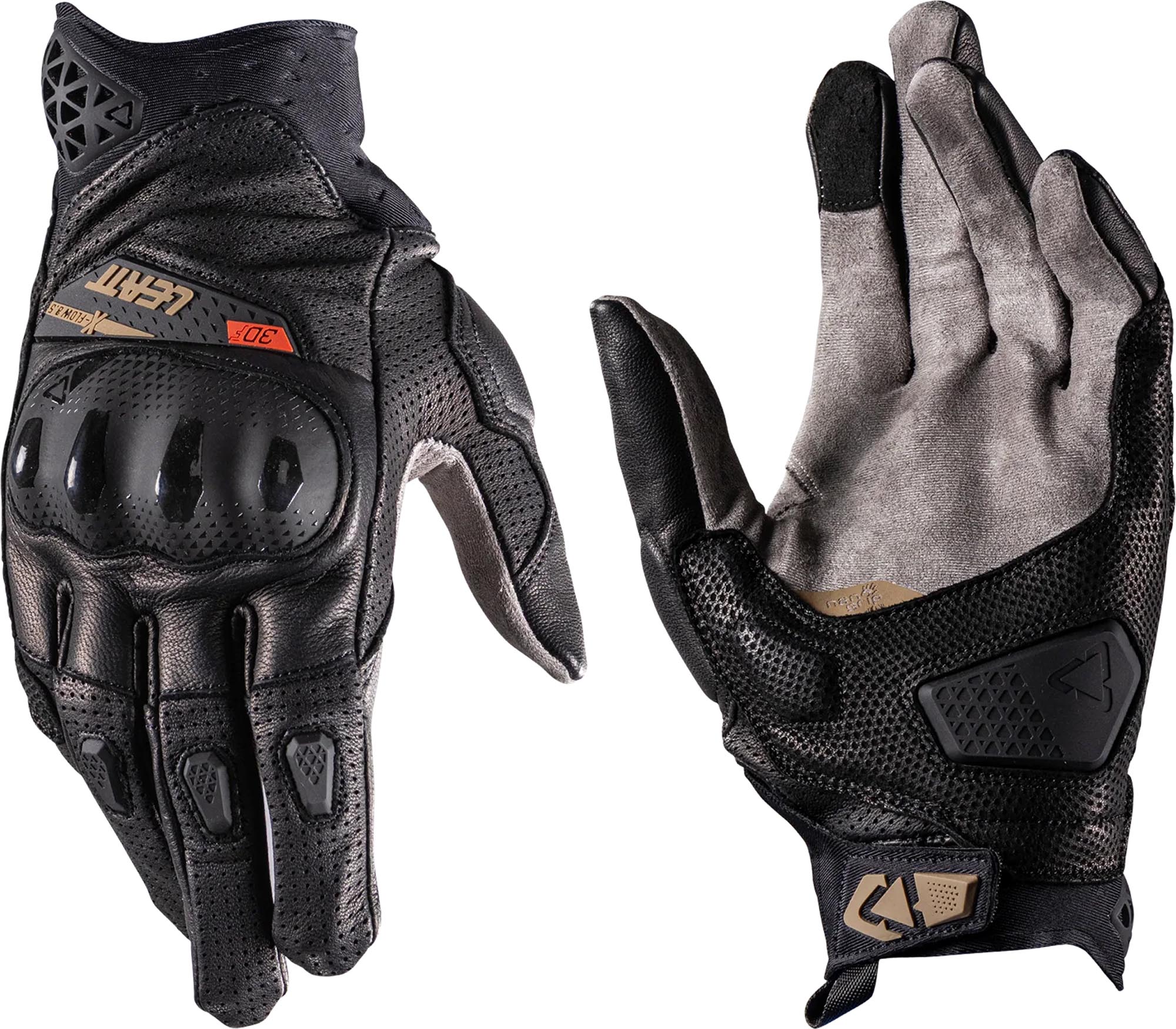 Leatt ADV X-Flow 8.5 Short Gants de moto Gris/Noir M Figure 1