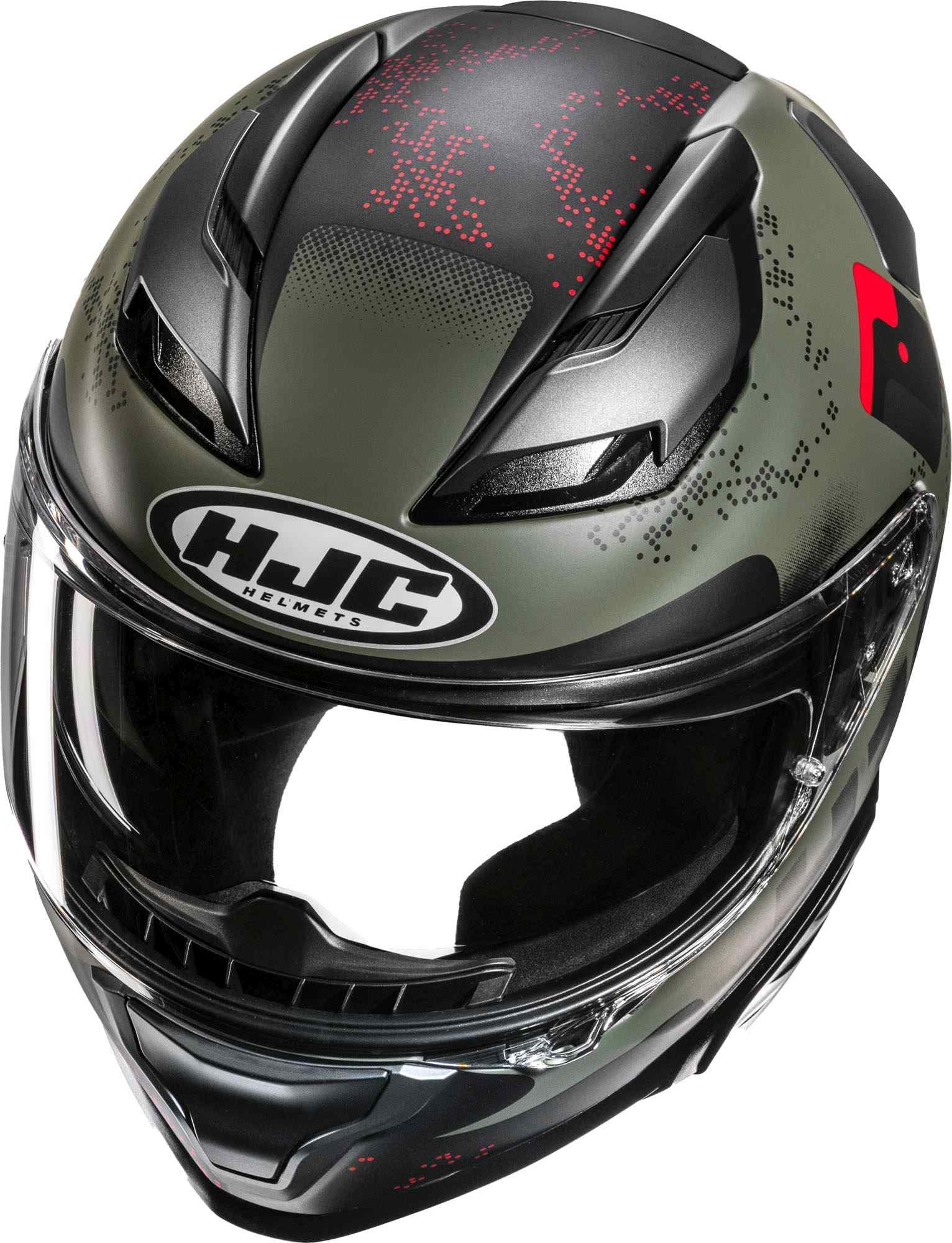HJC F71 Faco Casco nero/verde/rosso M (57/58) Figura 2