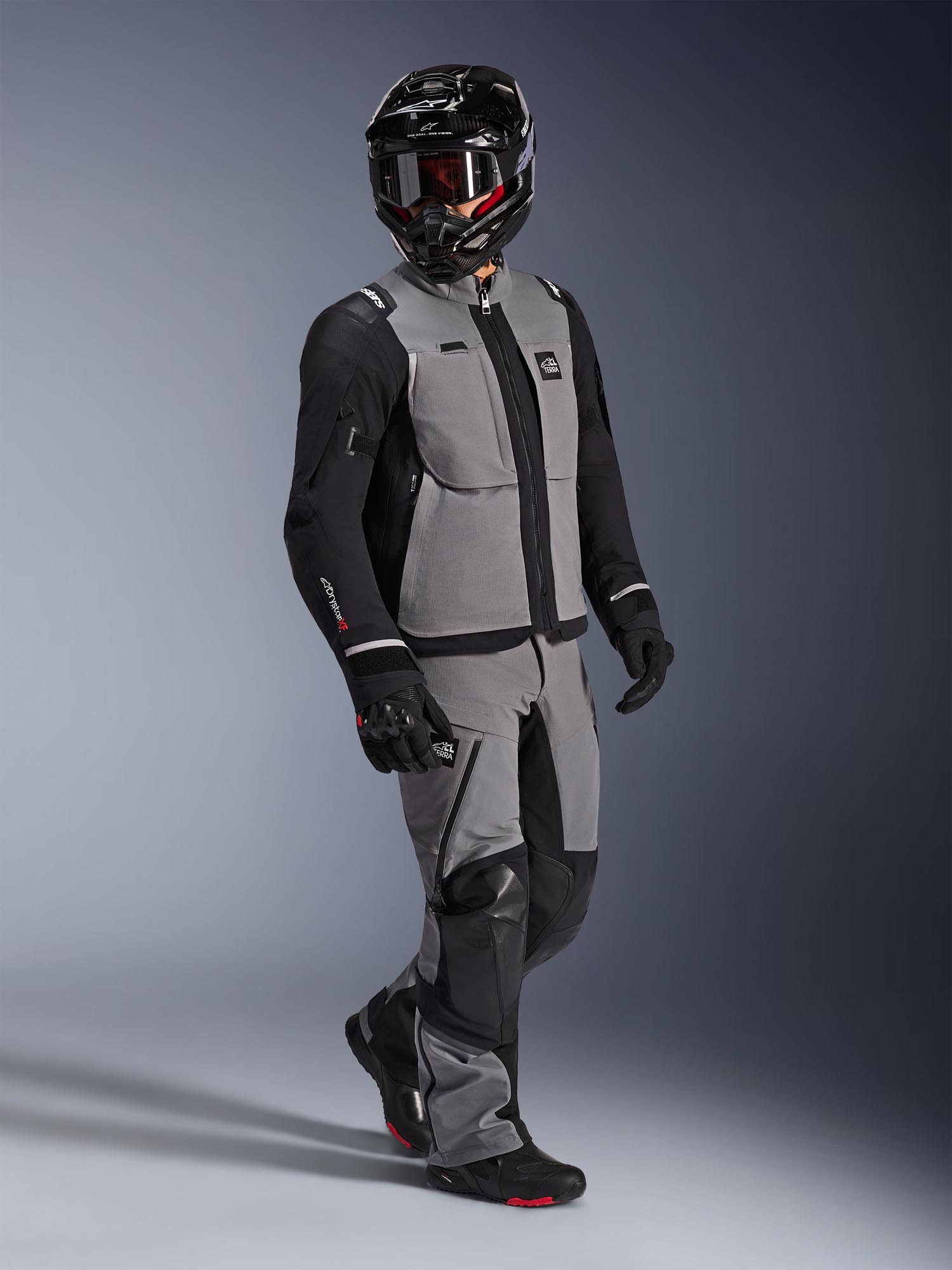 Alpinestars Andes Pro Drystar XF waterproof Motorcycle Textile Jacket grey/black 3XL Figure 10