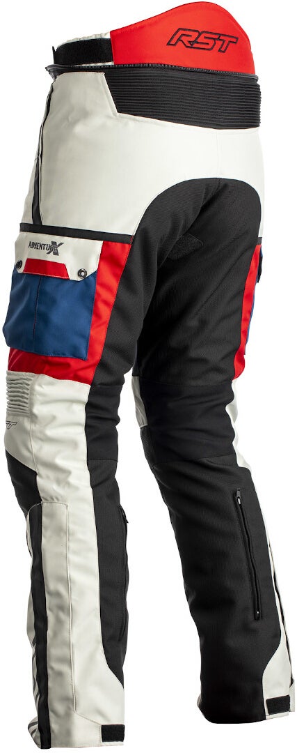 RST Pro Series Adventure-X Motorcycle Textile Pants white/blue/red M Figure 2