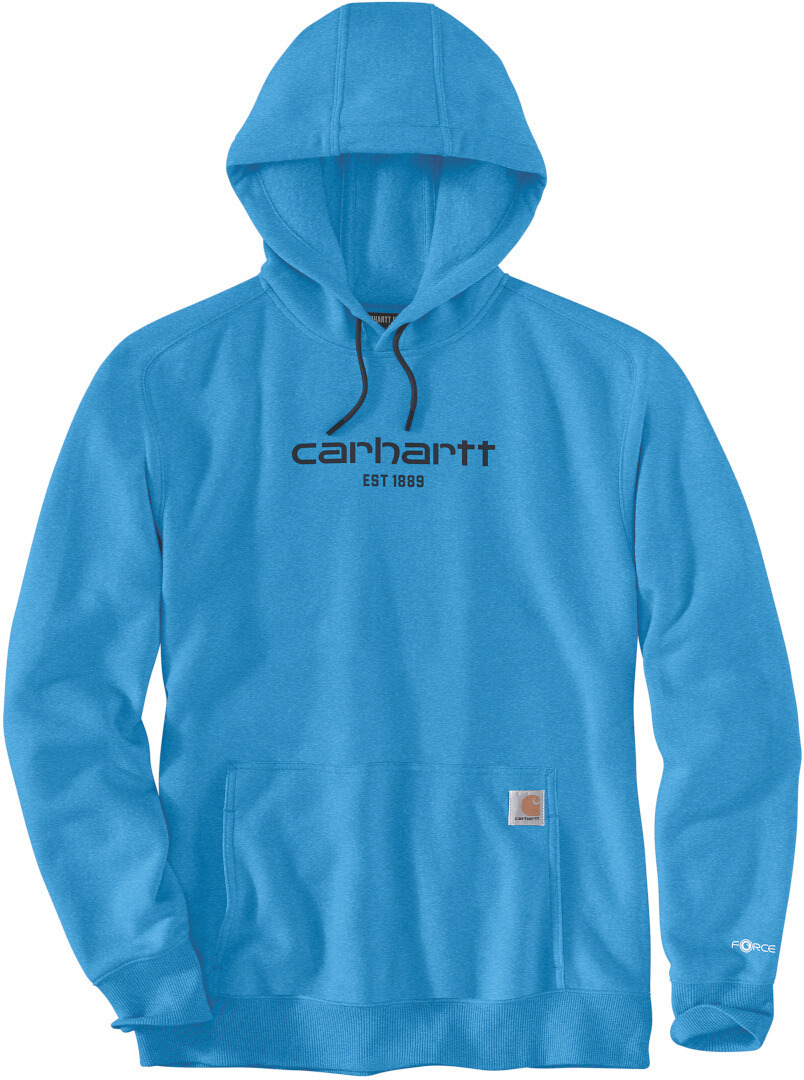 Carhartt Force Relaxed Fit Lightweight Logo Graphic Sweatshirt blue XL Figure 1