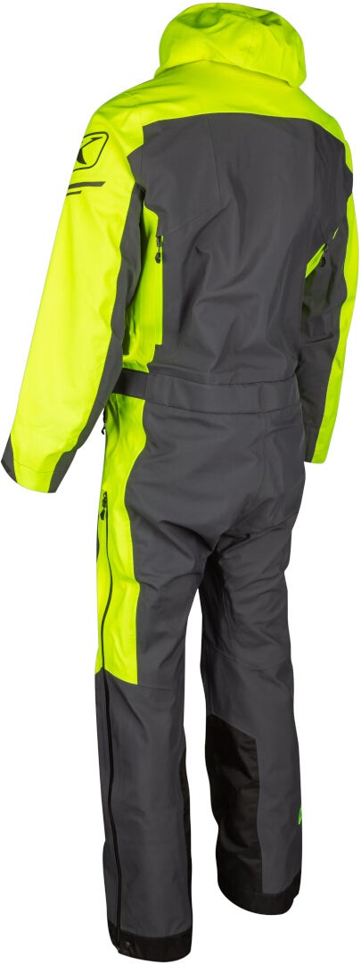 Klim Lochsa One Piece Snowmobile Suit grey/neon yellow Short L Figure 2