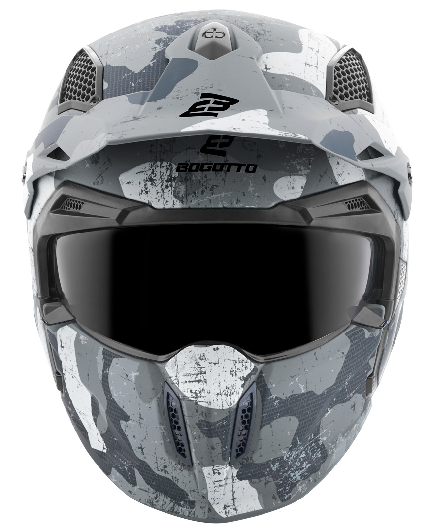 Bogotto Radic Camo Cască alb mat/gri S Figura 20
