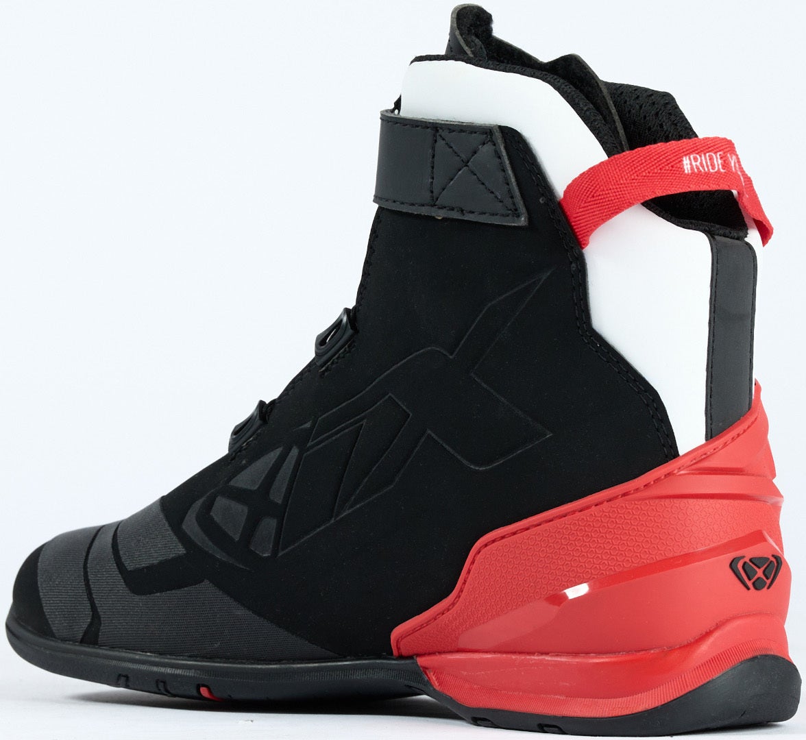 Ixon Bull 2 Chaussures de moto imperméables Noir/Blanc/Rouge 43 Figure 3