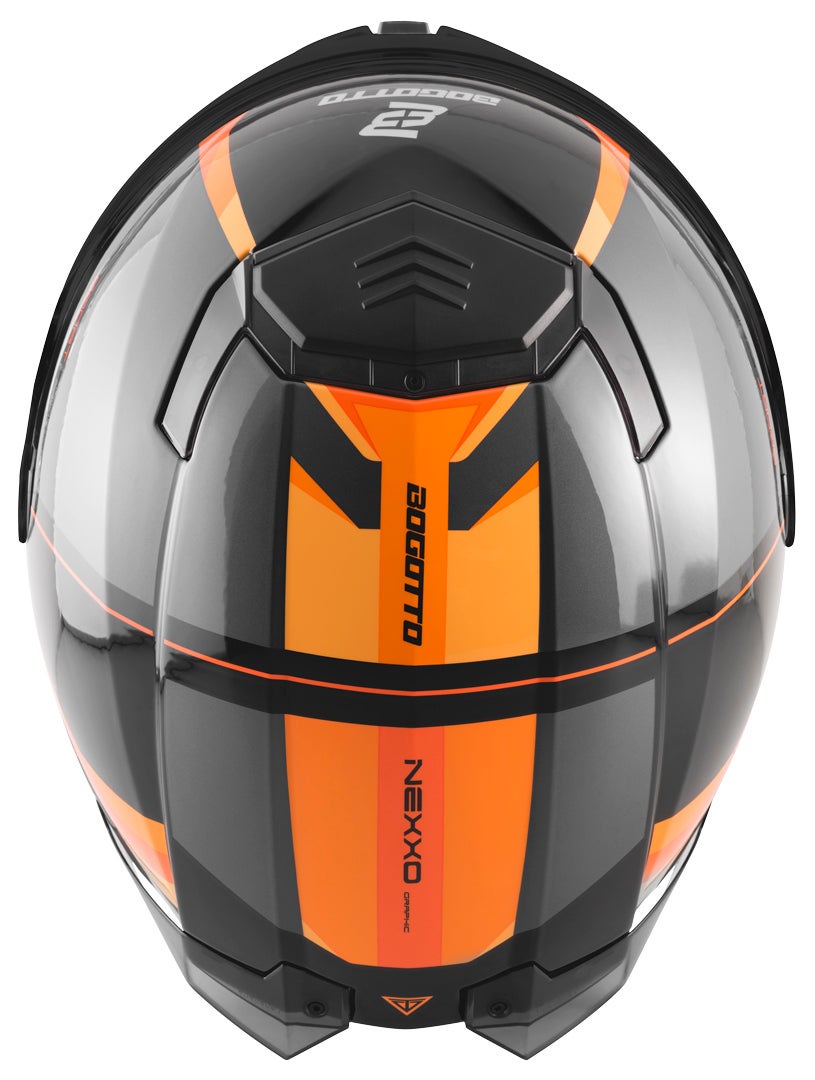 Bogotto FF404 Ezion Casque modulable noir mat/orange S Figure 7