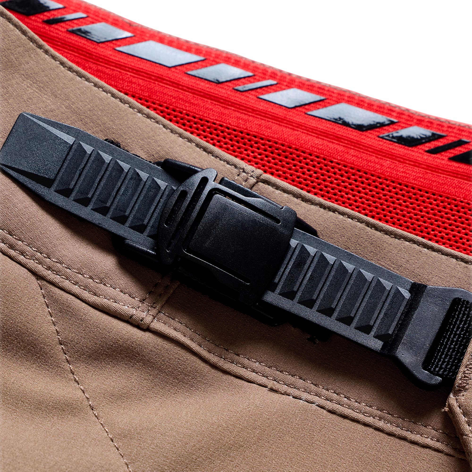 Side view of Troy Lee Designs Skyline Pro Shell Mono Bicycle Shorts