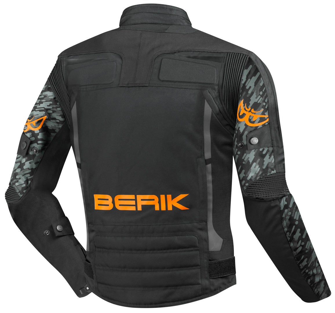 Berik Camo Street Waterproof Motorcycle Textile Jacket black/orange 60 Figure 2