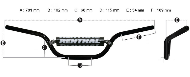 RENTHAL Fatbar 745 Enduro styre Figur 3