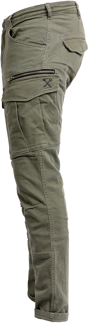 John Doe Stroker Cargo XTM Motorcycle Textile Pants olive 36 L34 Figure 5
