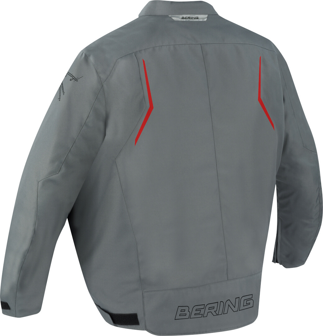Bering Dundy King Size waterproof Motorcycle Textile Jacket grey/red W-XL Figure 2
