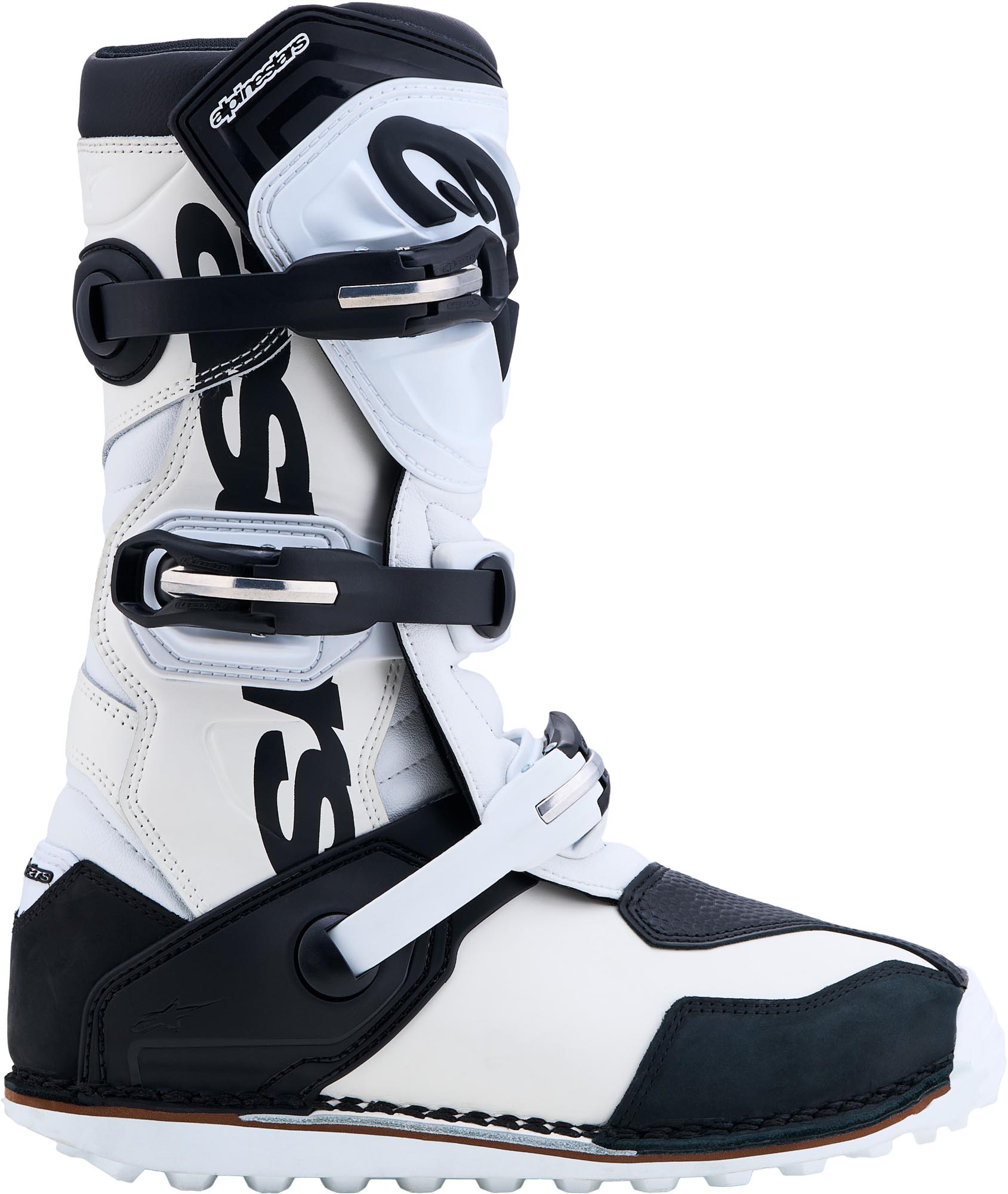 Alpinestars Tech-T Motorcycle Boots white/black/white 6 Figure 5