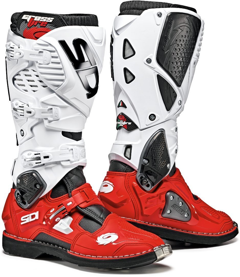Sidi Crossfire 3 Motorcross Laarzen rood/wit 44 Figuur 1