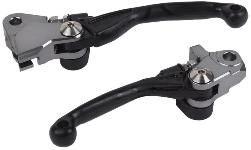 POLISPORT Set de manete indestructibile cu pivot negru - KTM / Husqvarna Figura 1
