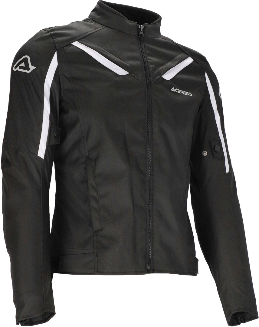 Acerbis X-Mat Motorcycle Ladies Textile Jacket black/white M Figure 1