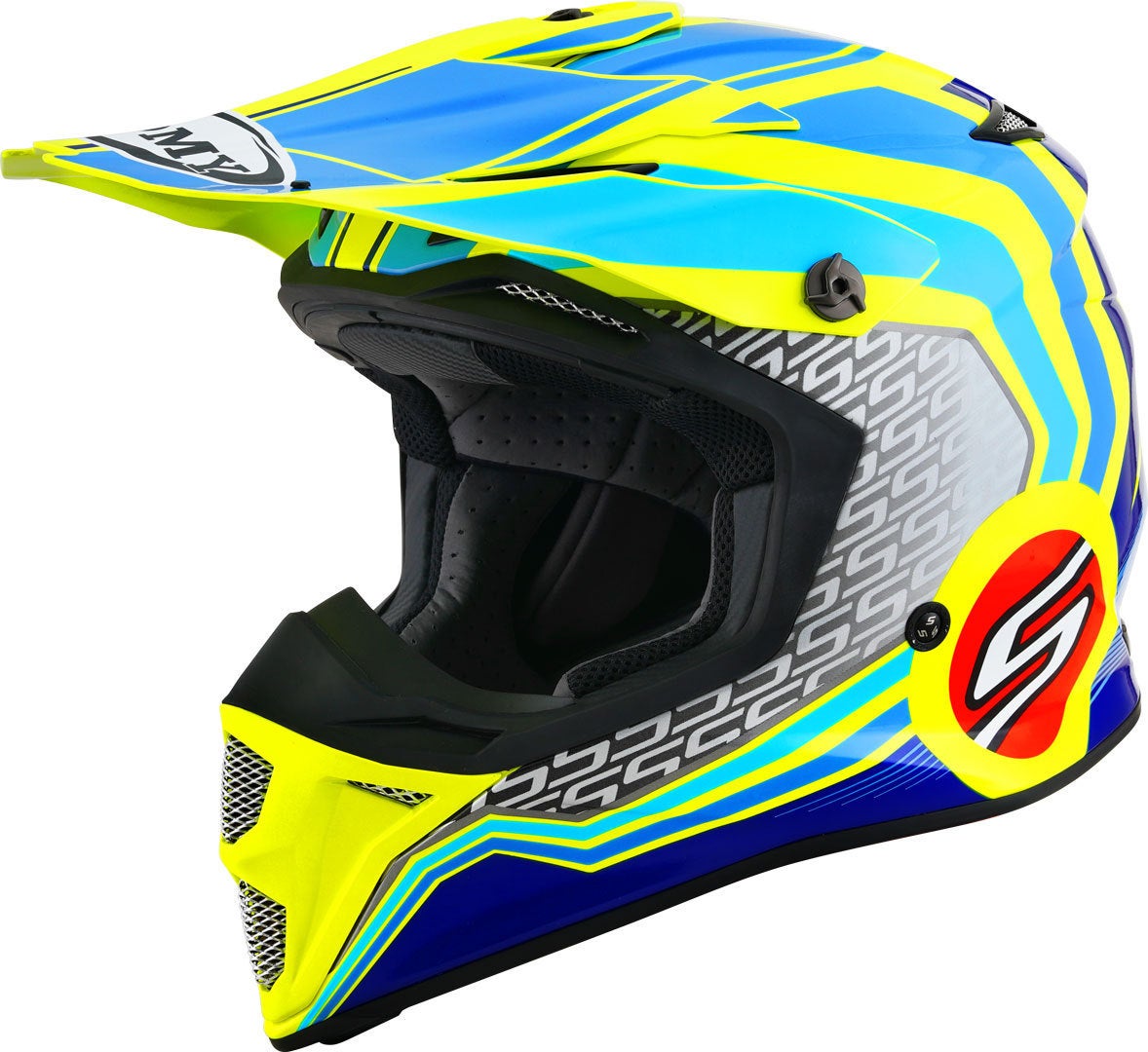 Suomy MX Speed Pro Forward Casco Motocross blu/giallo M (57/58) Figura 1