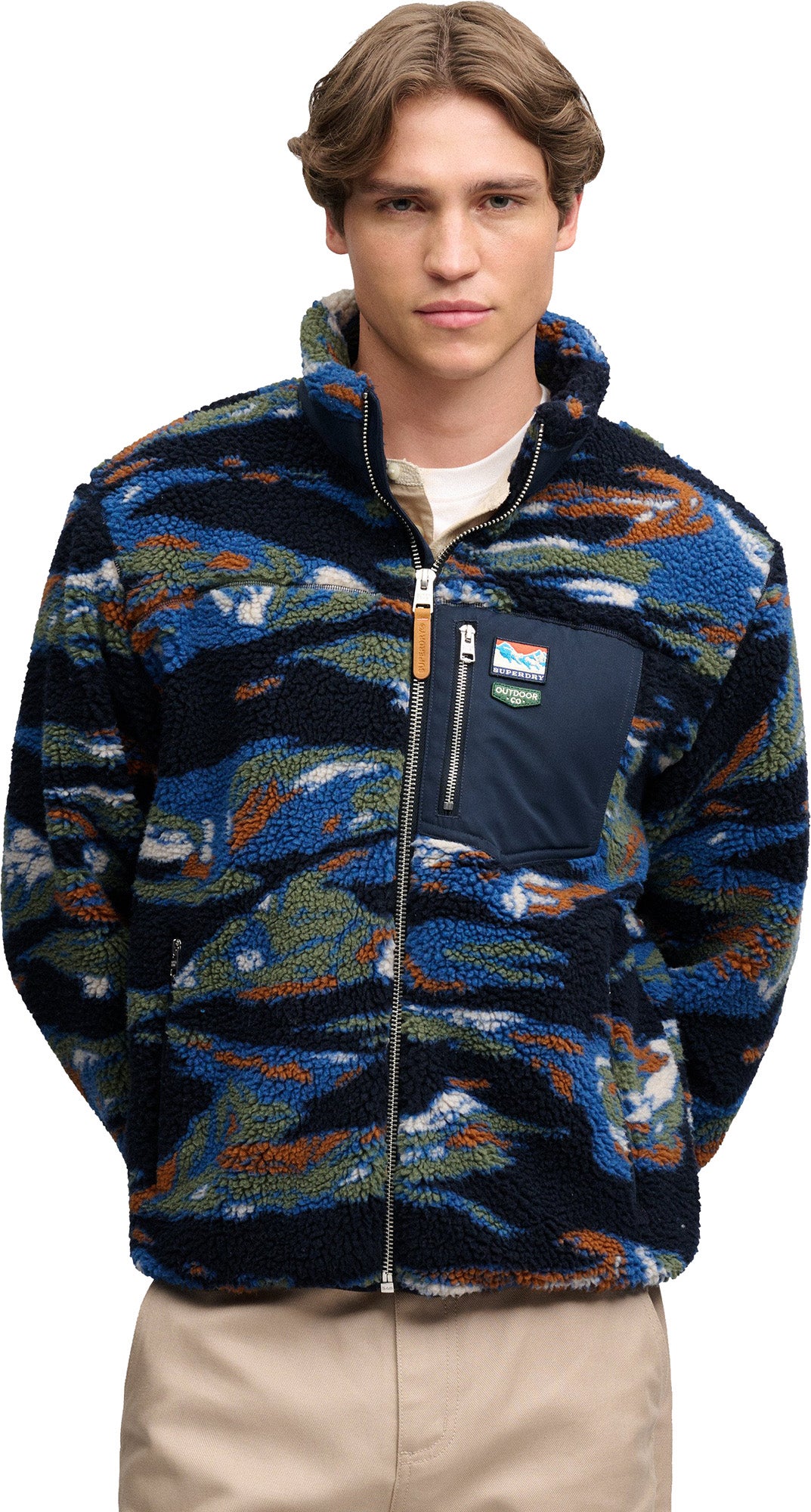 Superdry & Co Terrain フリースジャケット 海軍 M 図3