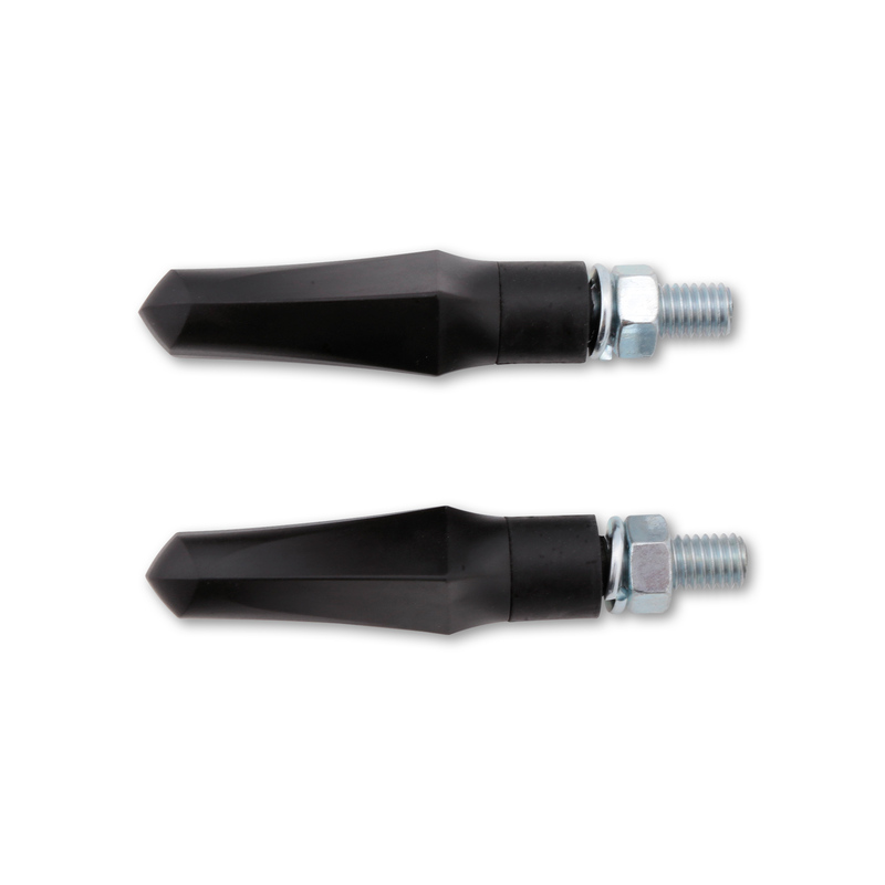HIGHSIDER Smart Shorty-Fin LED-indikator Hus Svart / Lins Rökt (Par), Fram och Bak Figur 6