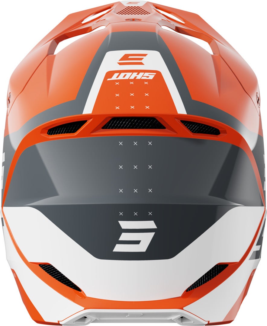 Shot Furious League Casco da motocross Arancione/bianco M (57/58) Figura 2
