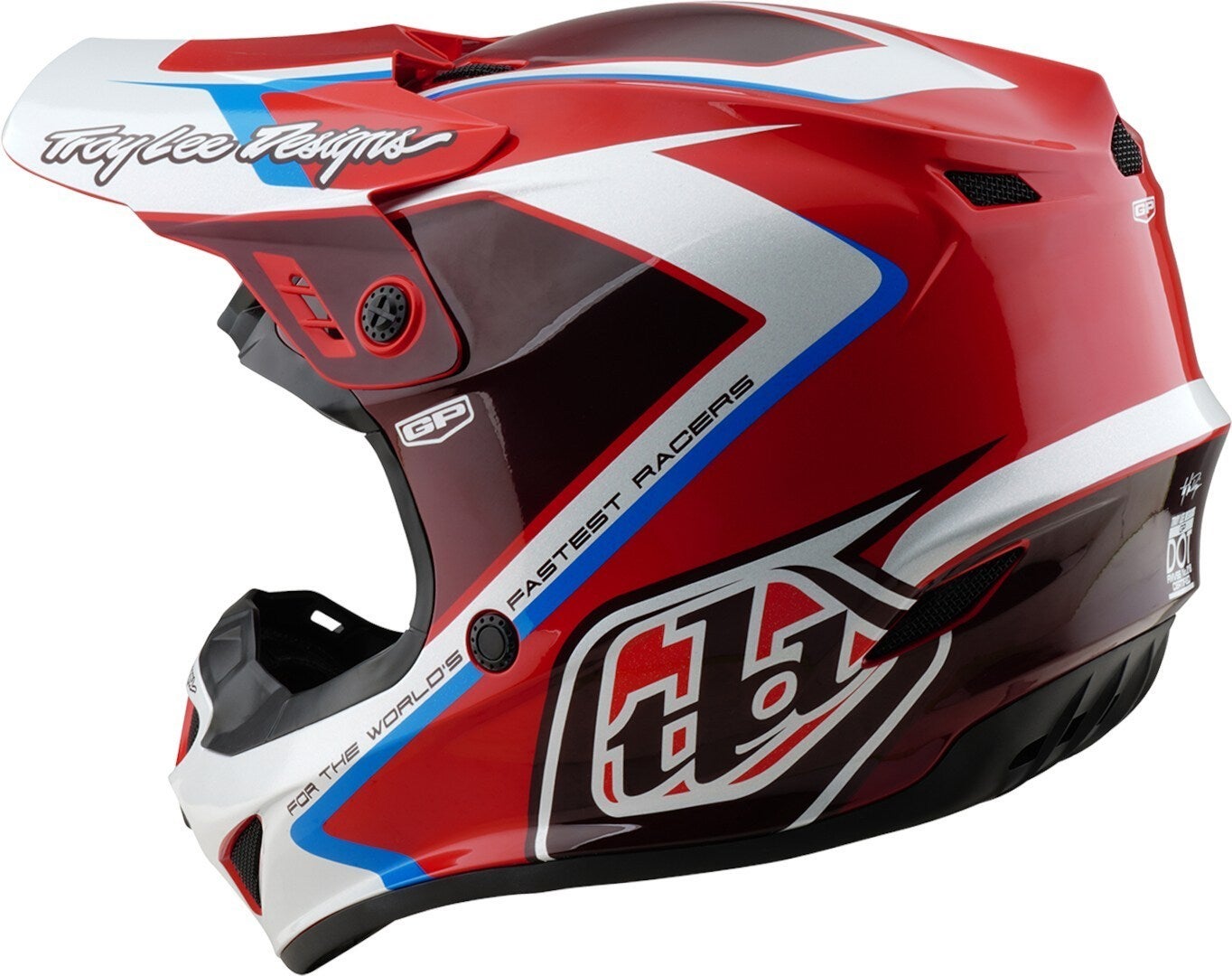 Troy Lee Designs GP Shutter Motocross Helm rot XXL (62/63) Abbildung 3