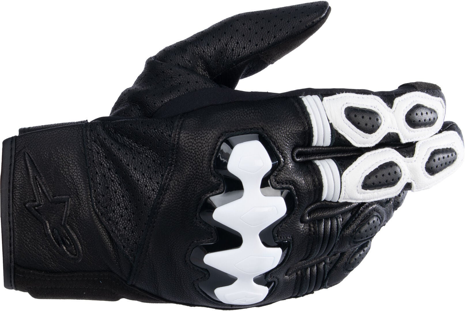 Alpinestars Celer v3 perforerede motorcykelhandsker Sort/hvid L Figur 1