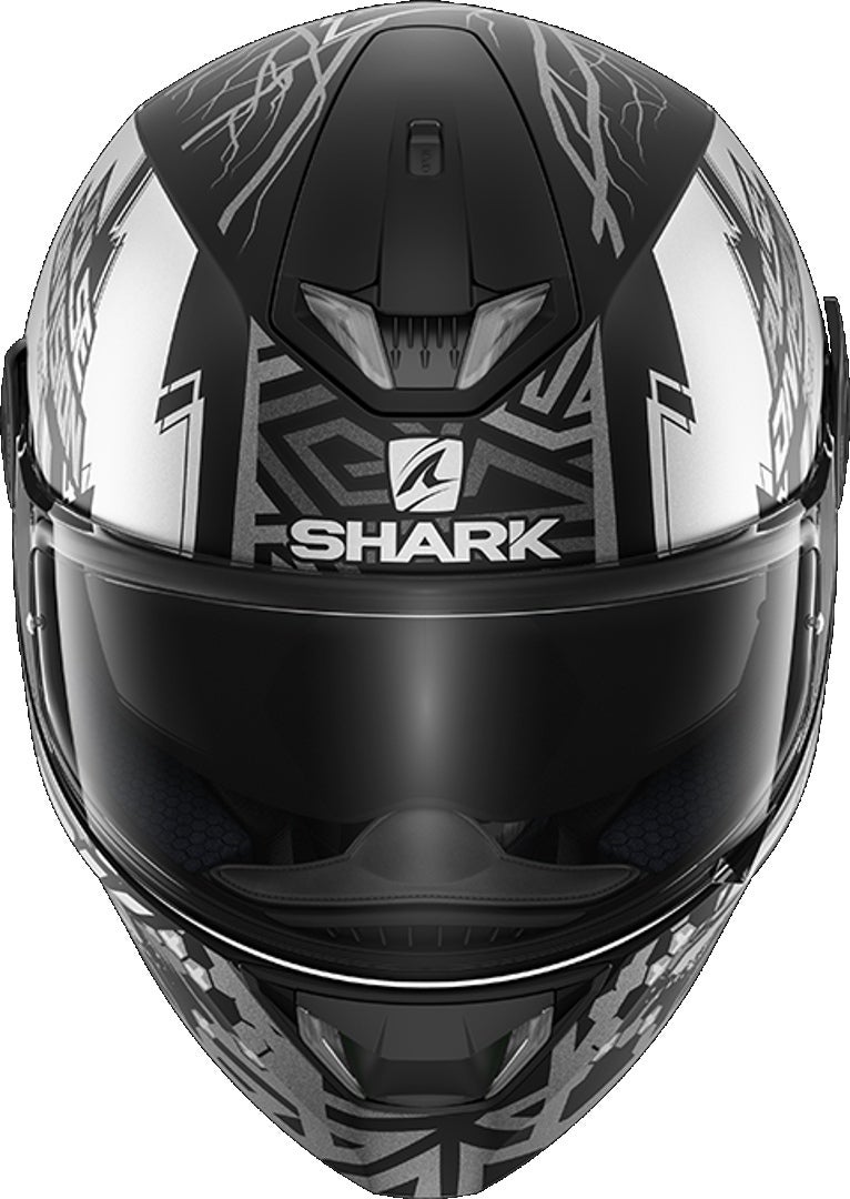 Shark Skwal 2.2 Noxxys Hjelm sort mat/grå XL (61/62) Figur 2