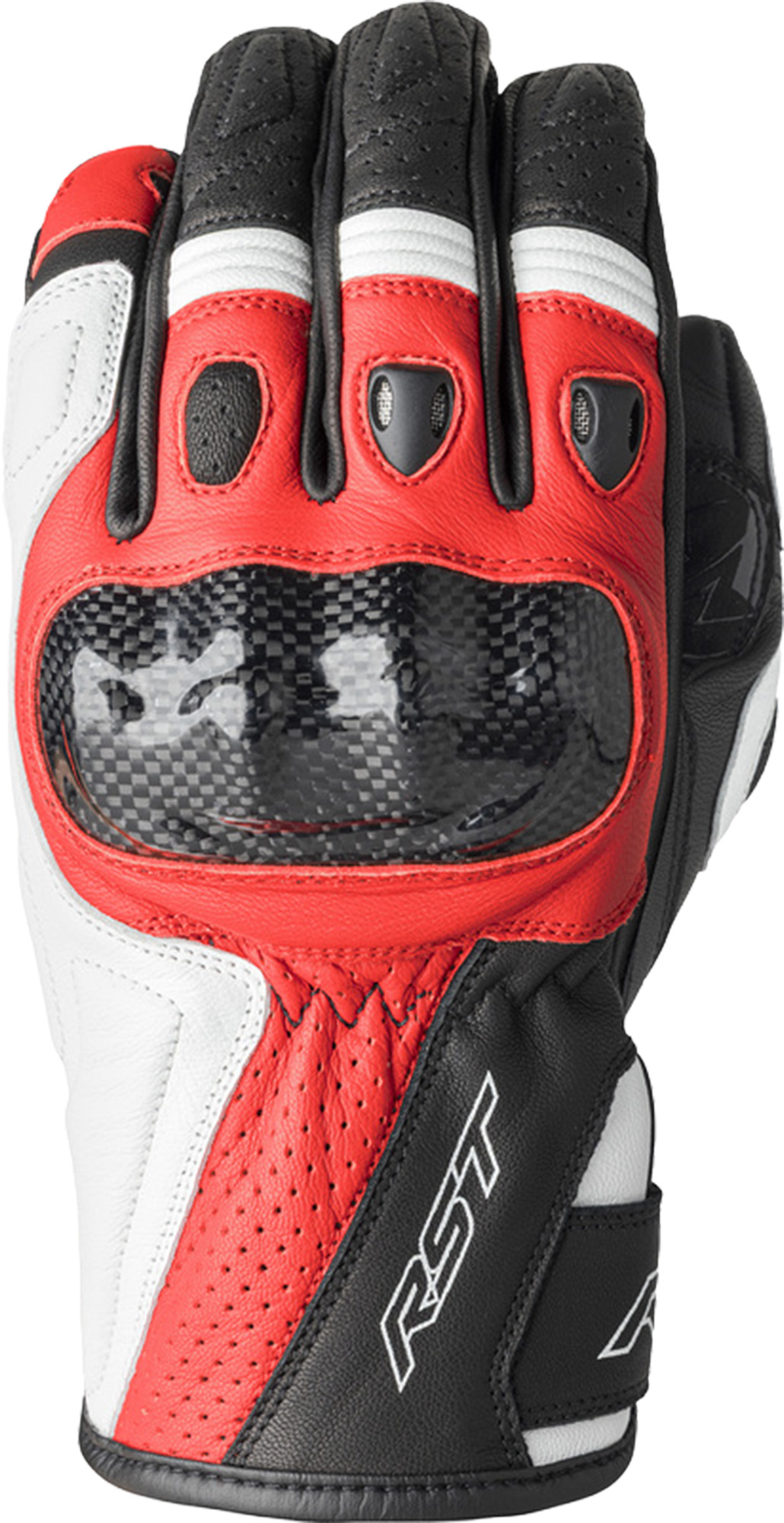 RST Stunt III Motorrad Handschuhe rot/schwarz L Abbildung 1