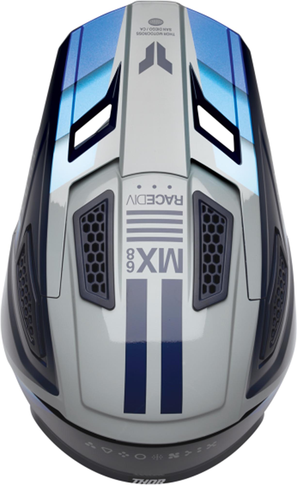 Side view of Thor Fleet Defy Motocross Helmet