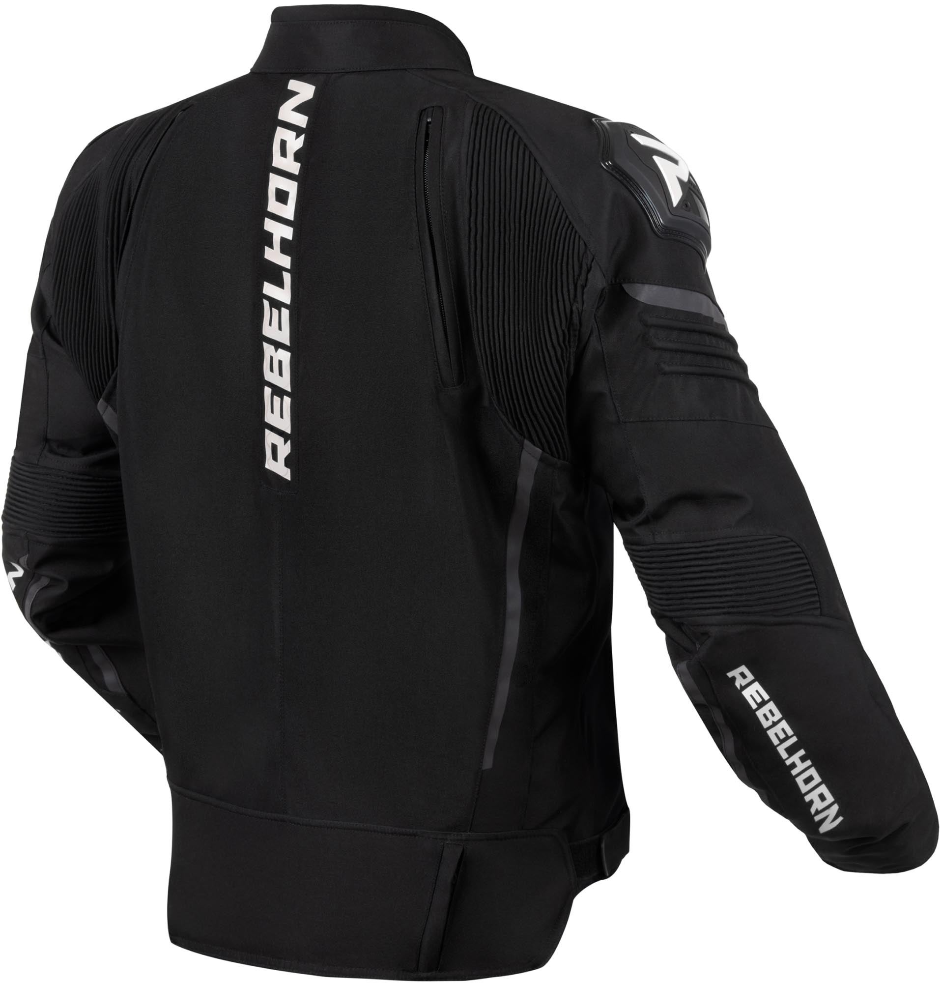 Rebelhorn Vandal waterproof Motorcycle Textile Jacket black/white 7XL Figure 2