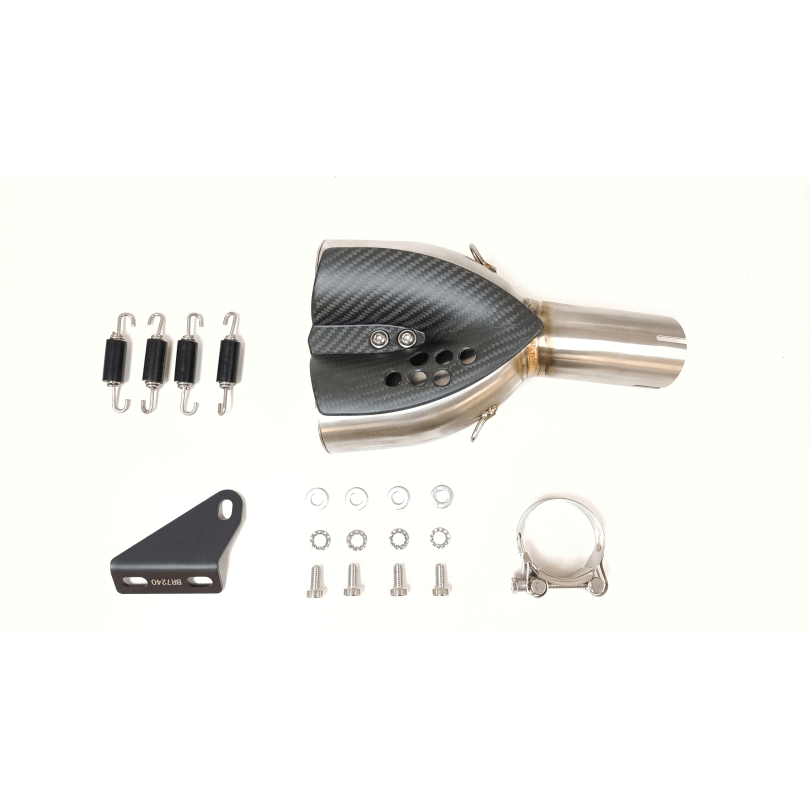 IXIL 2RC/2RB SLIP ON - RACE XTREM doubleexit Endschalldämpfer, CB 750 HORNET, 23- (Euro 5) Silver Figur 4