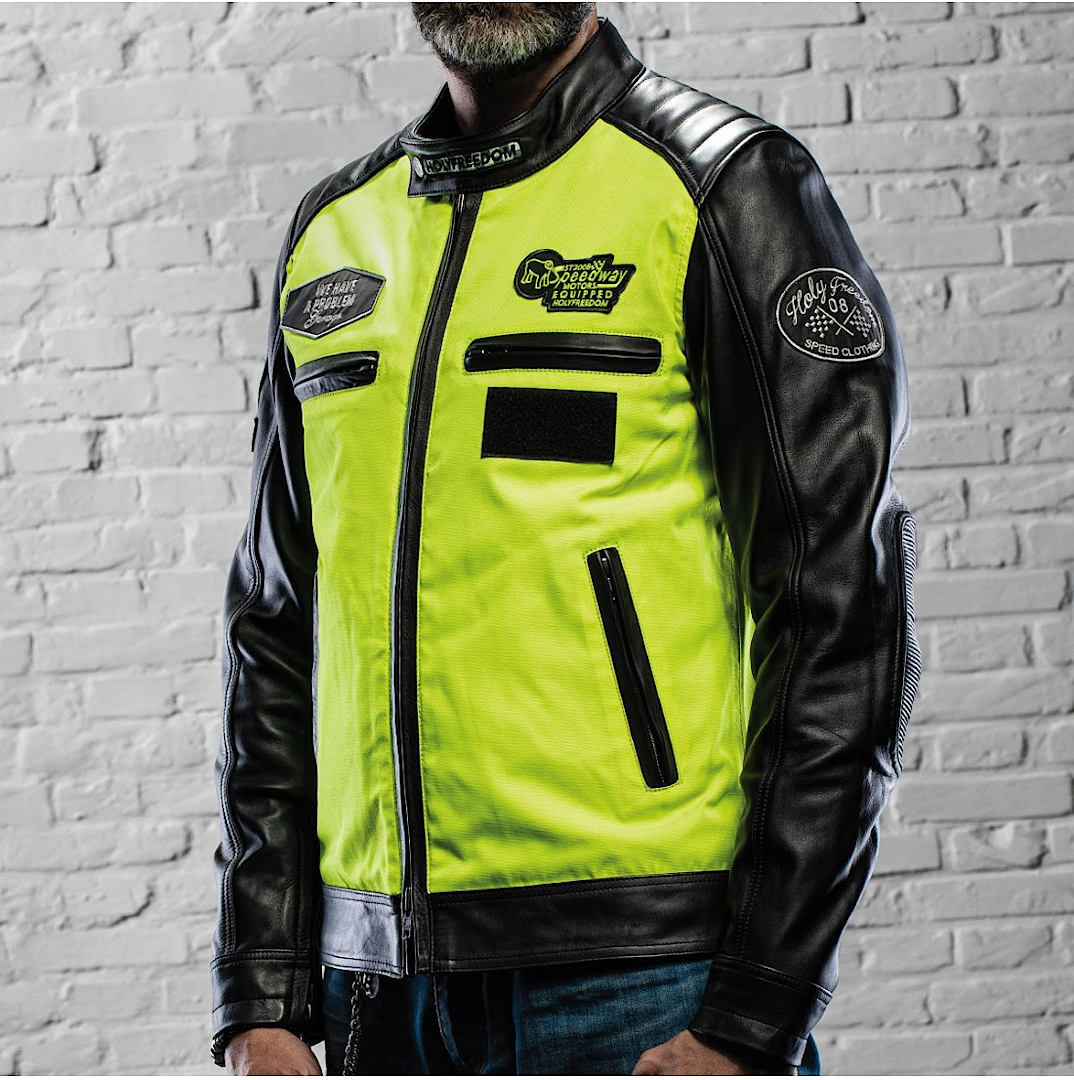 HolyFreedom Zero Vision Motorrad Lederjacke XL Abbildung 7