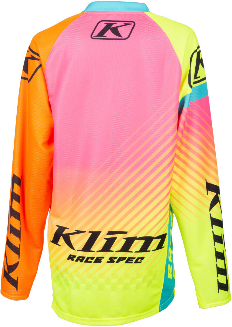 Klim Revolt Snöskoter Jersey gul/turkos/magenta XS Figur 2