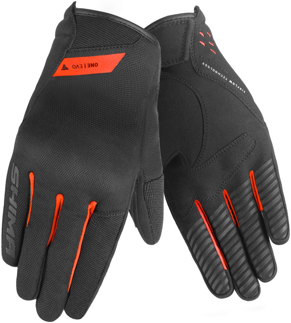 SHIMA One Evo Motorcykel handsker sort/rød XL Figur 3