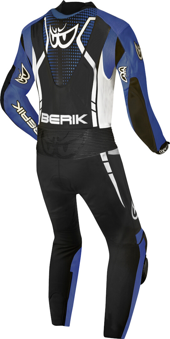Berik RSF-TECH PRO Costume en cuir de moto perforé une pièce Noir/Blanc/Bleu 58 Figure 2