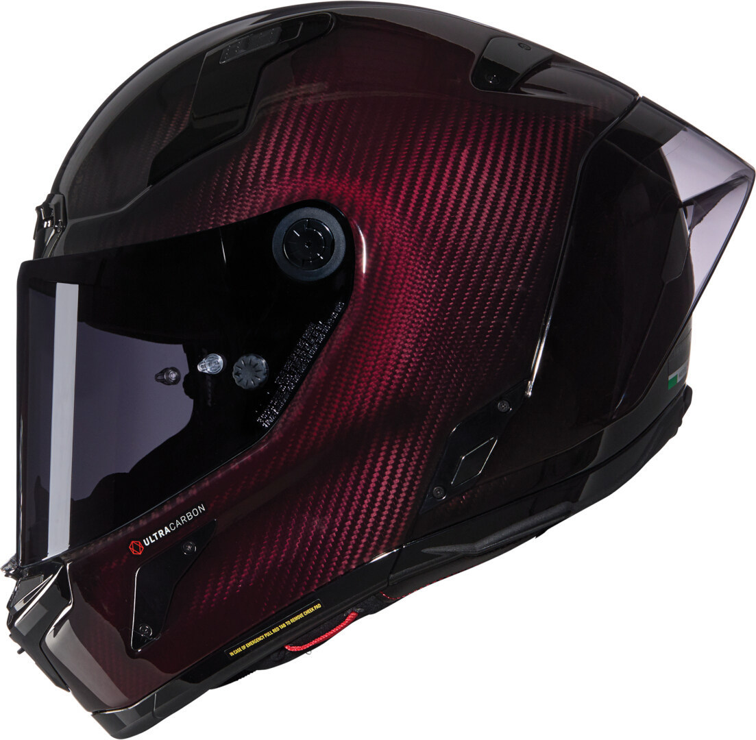 Nolan X-804 RS Ultra Carbon Liquido Hjälm rött XXS (54) Figur 4