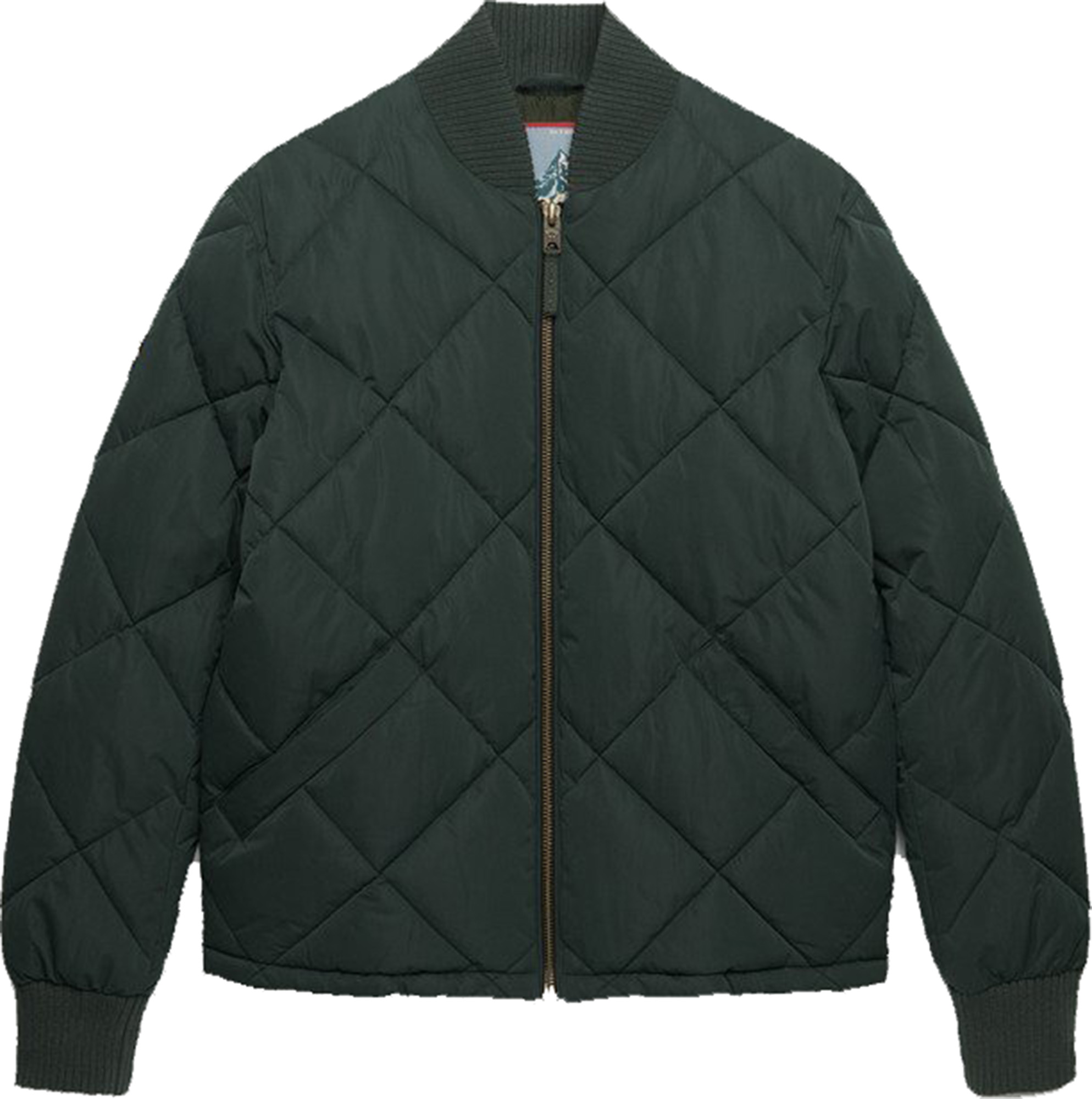  Superdry & Co Diamond Jakke Grønn L Figur 1