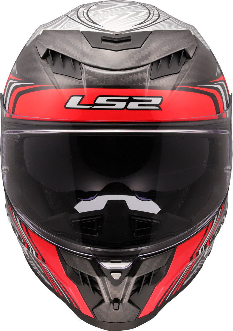 LS2 FF807 Dragon Enthum Carbon Helm carbon/rot/weiß M (57/58) Abbildung 6