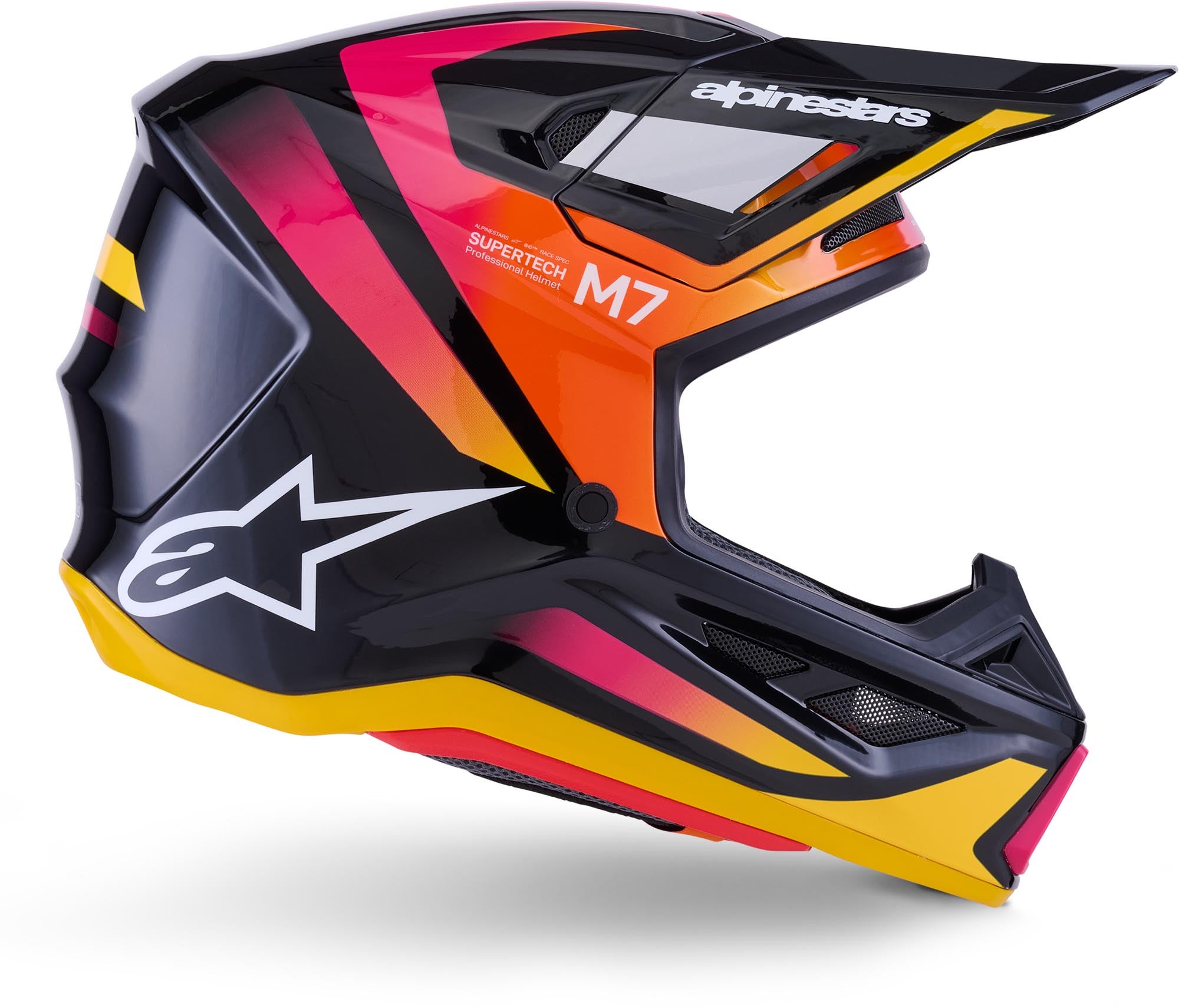 Alpinestars S-M7 Rise Motocross Helmet black/pink XXL (63/64) Figure 5