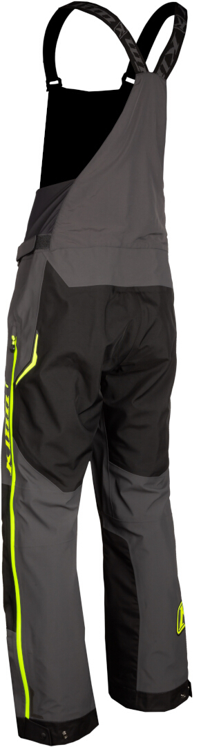 Klim Togwotee 2022 Pantaloni de bib pentru snowmobil Negru/gri 3XL Figura 2