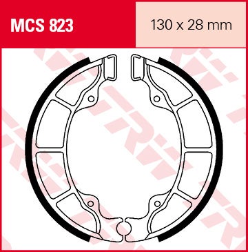 TRW Lucas MCS823 Zapatas de freno