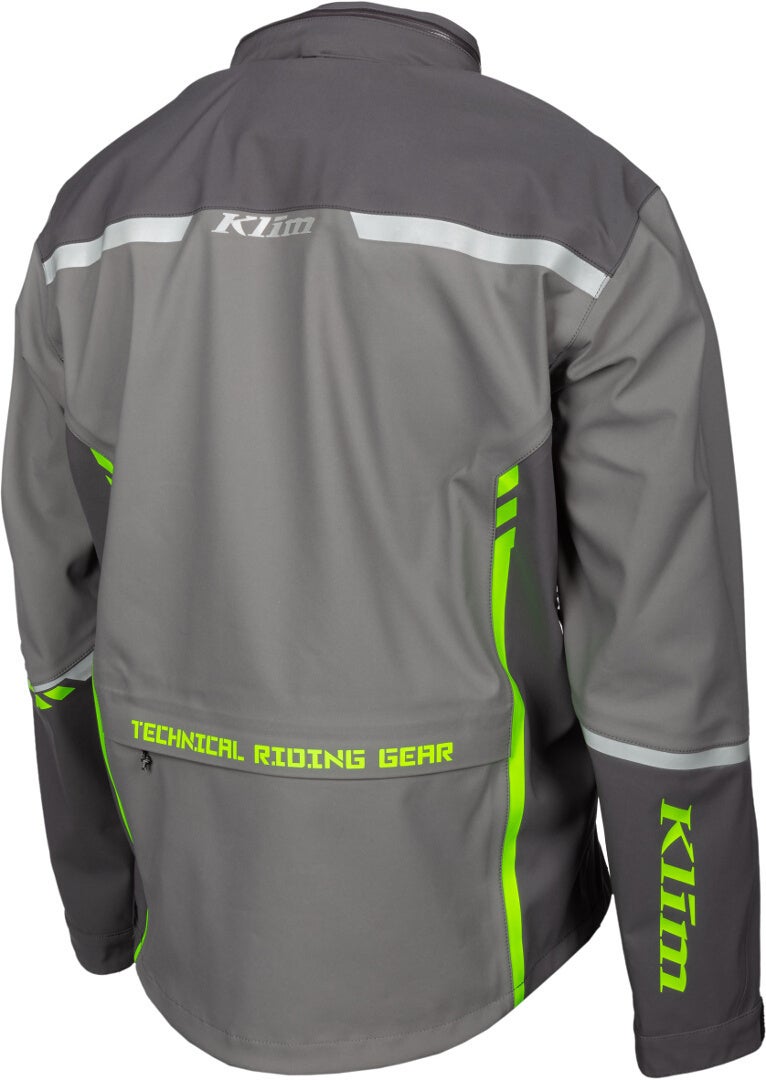 Klim Enduro S4 Motorcycle Textile Jacket grey/green M Figure 9