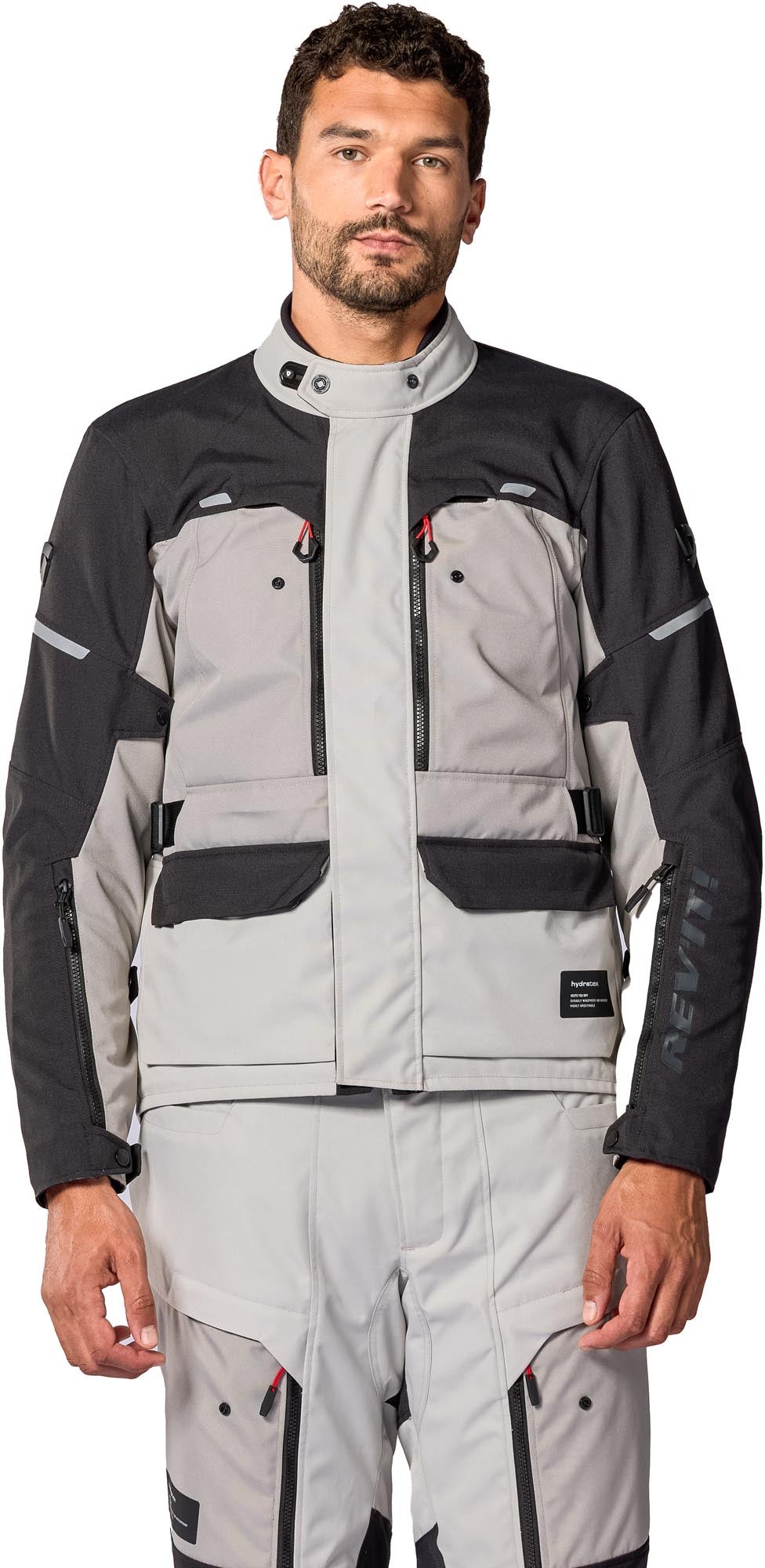 Revit Outback 5 H2O waterproof Motorcycle Textile Jacket silver/black S Figure 3