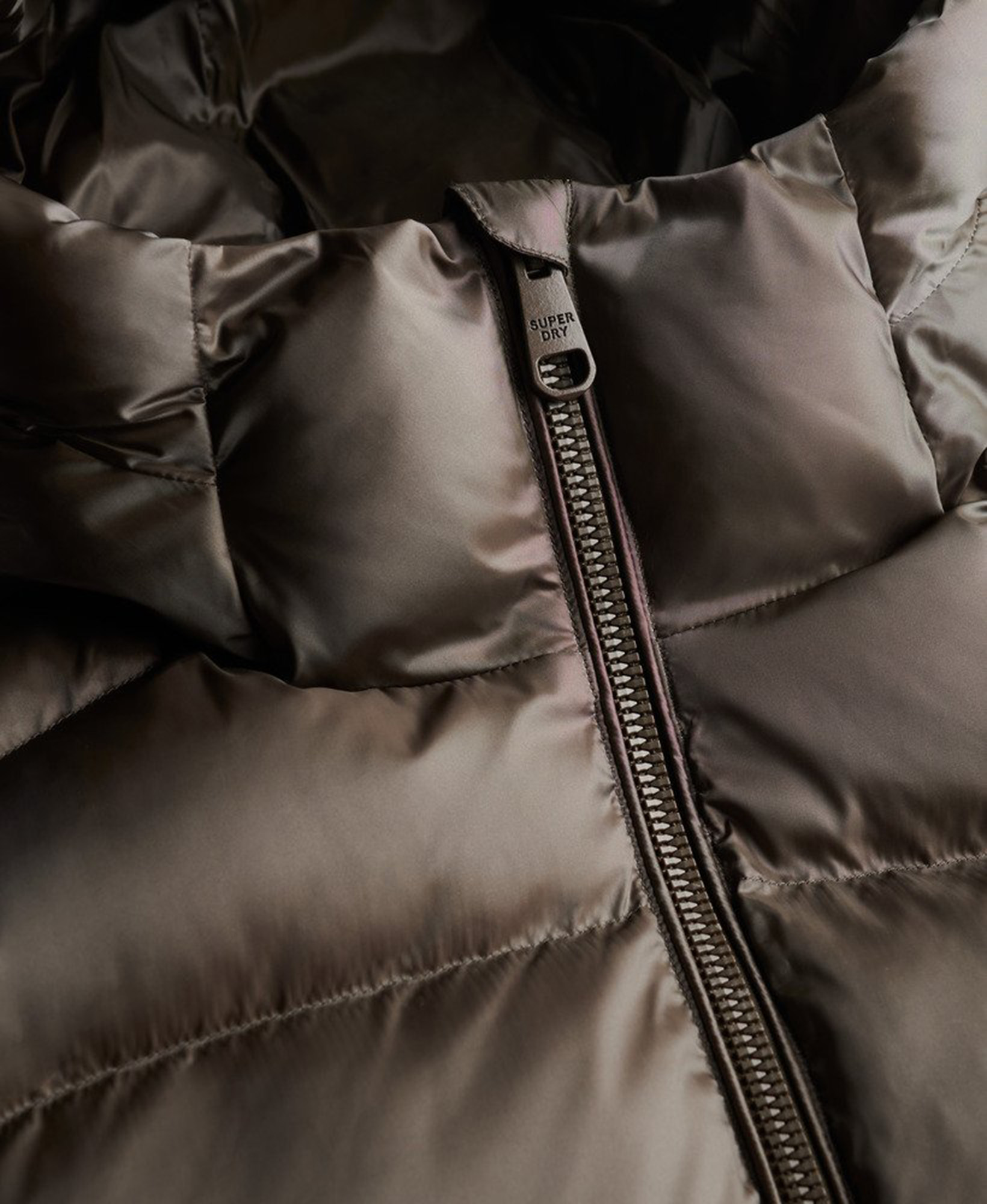 Superdry & Co Shiny Quilted Jacket 8 Figure 2