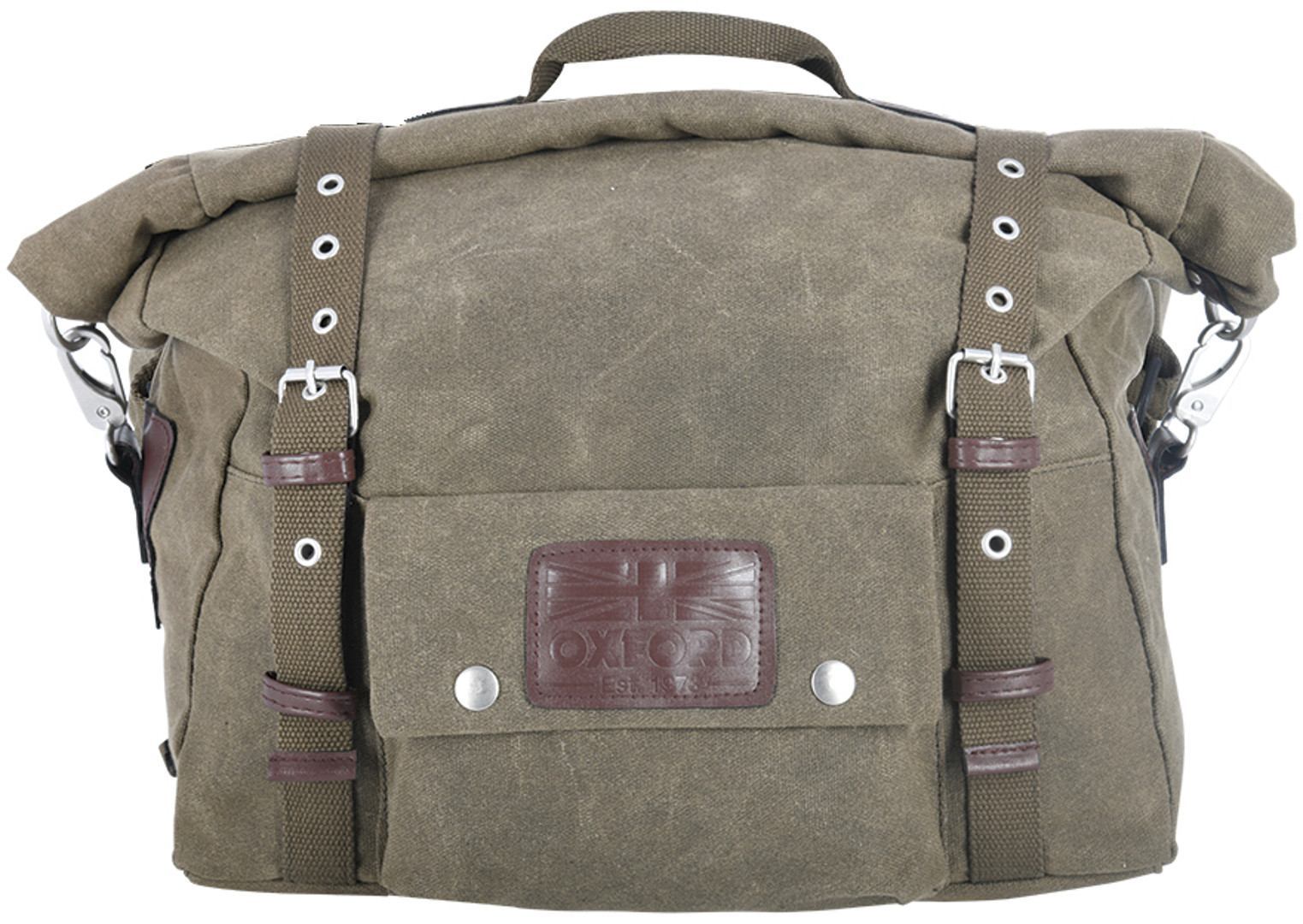 Oxford Heritage 40L Set de geantă de șa pentru motocicletă măsline Figura 1