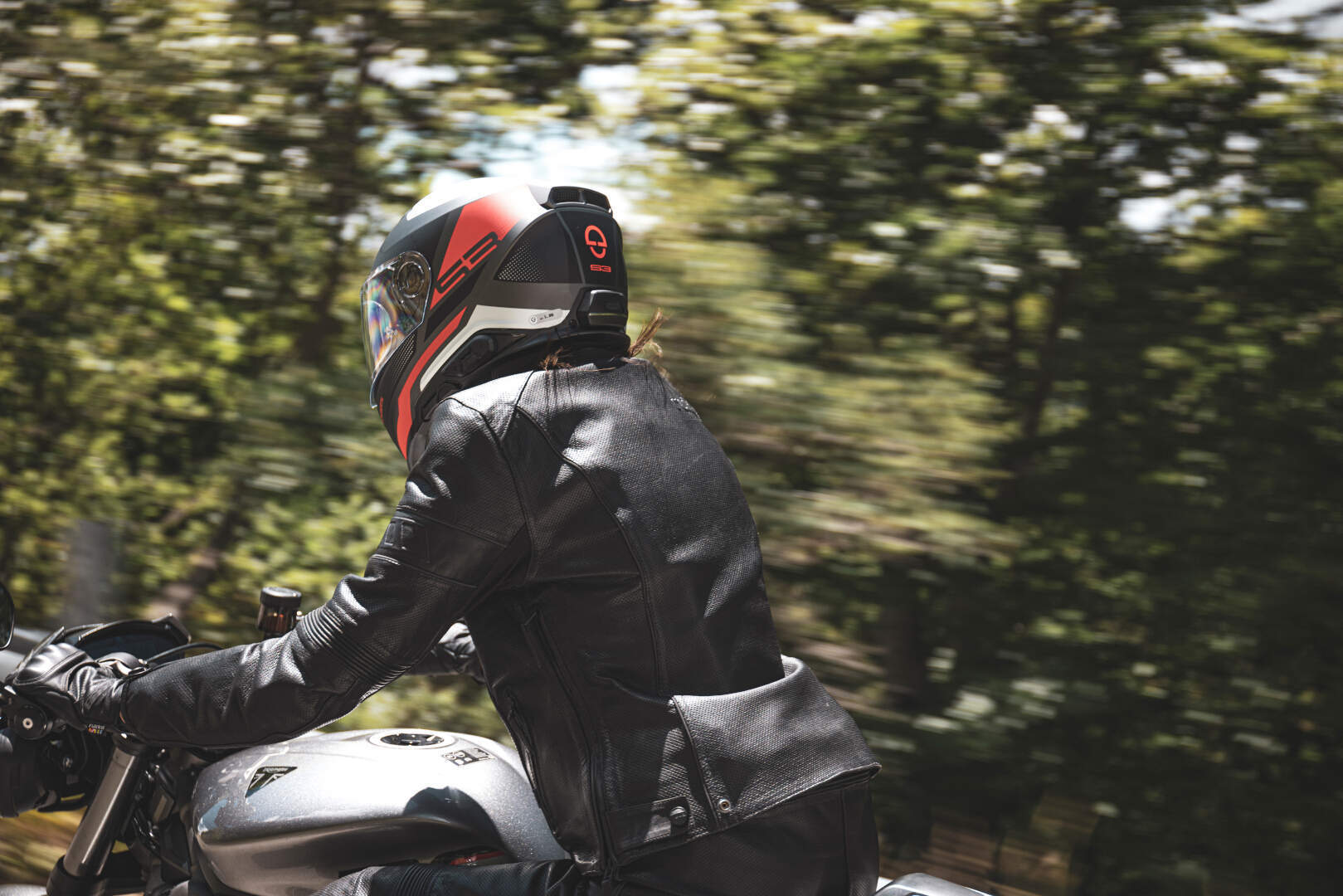 Schuberth S3 Daytona Helm anthrazit/rot XXXL (64/65) Abbildung 9