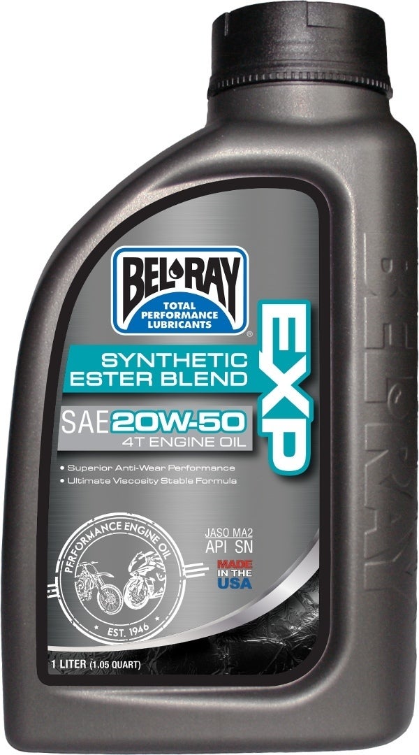 Bel-Ray EXP 20W-50 1 litro de óleo de motor Figura 1