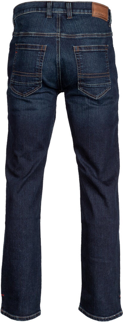Side view of Klim Unlimited Straight Stretch Denim Motorcycle Jeans