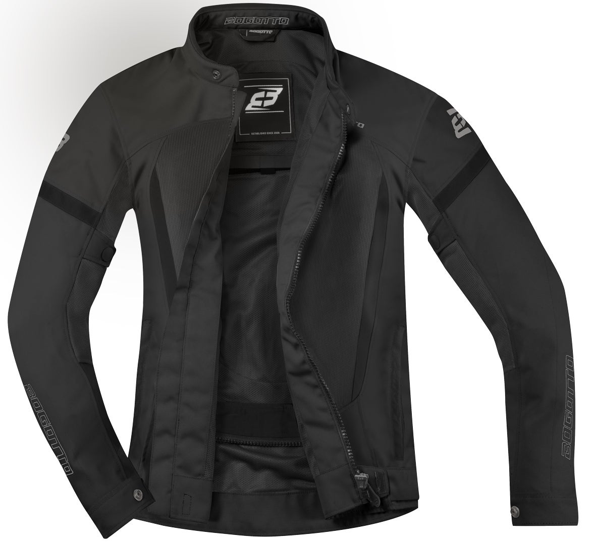 Bogotto Alastor Air Mesh Motorcycle Textile Jacket black 5XL Figure 4