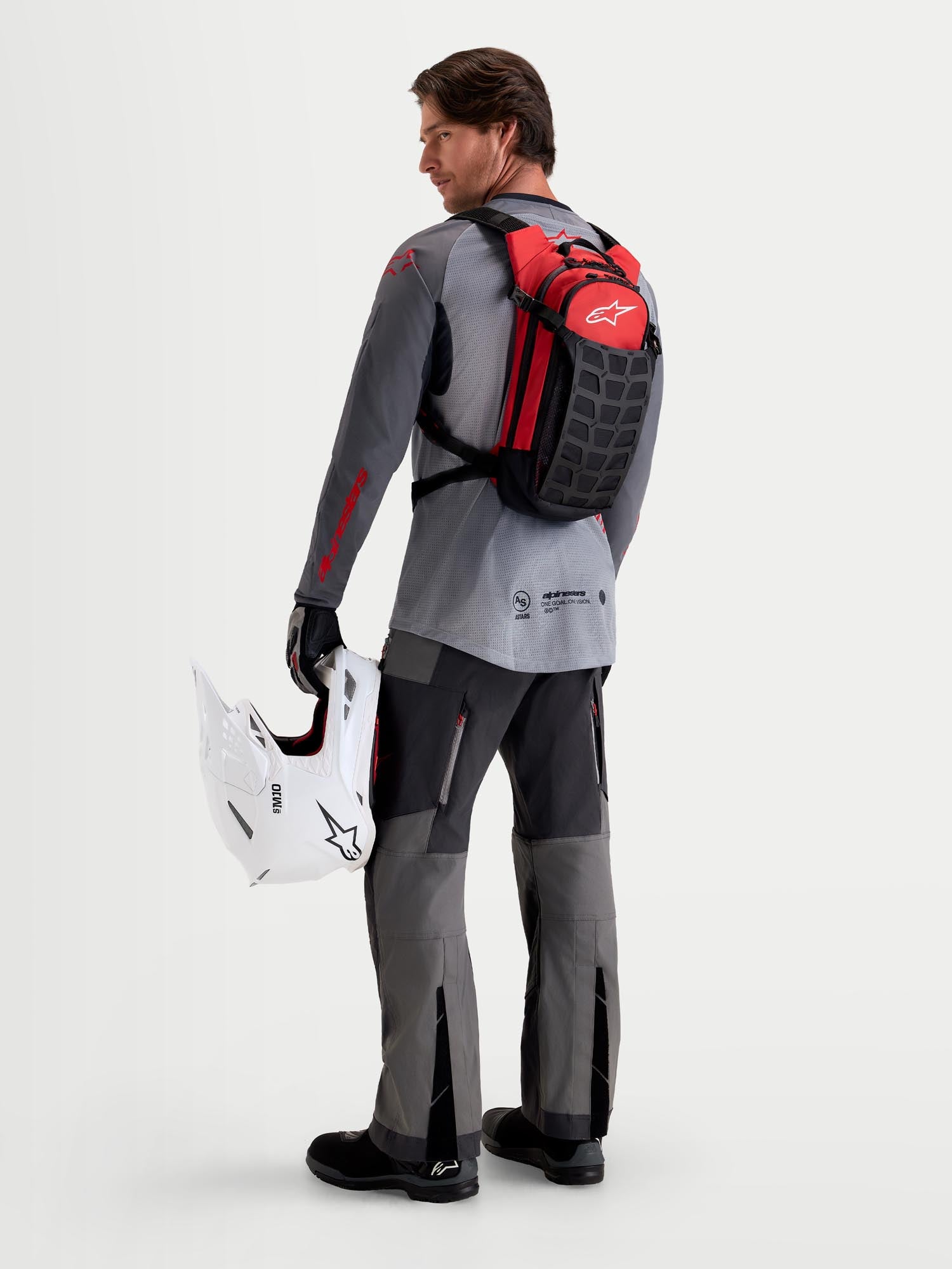 Alpinestars AT-9 Motorradrucksack schwarz/rot Abbildung 5