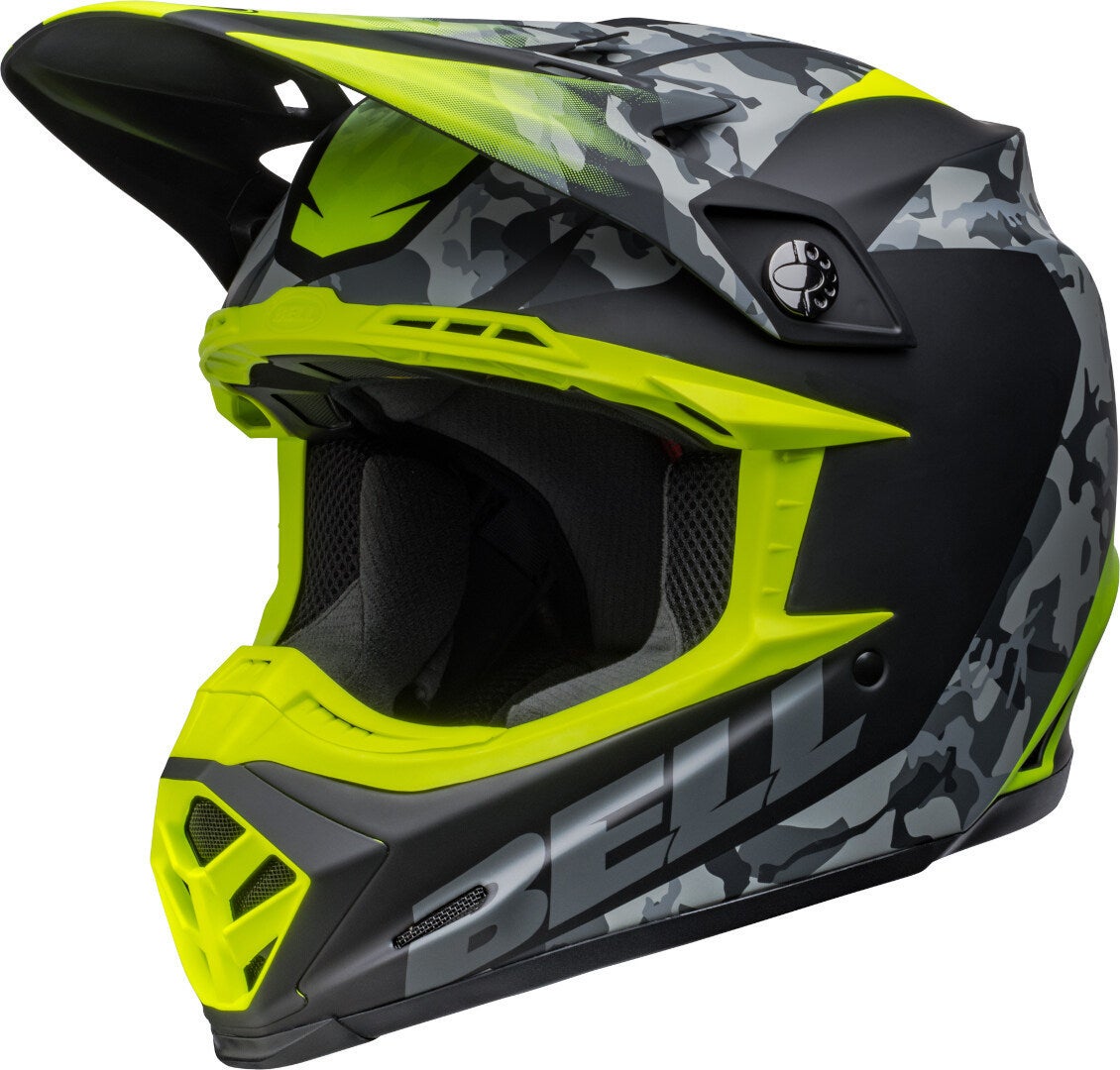 Bell Moto-9 MIPS Venom Casco Motocross nero/giallo XL Figura 3